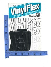 Chevrolet Luv 81 82 83 Vinyl Flex Tailgate Letters Blue Black White Gray... - £11.76 GBP