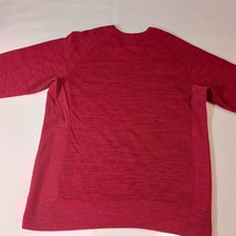 Champion Men's Red Cotton Blend Sweatshirt V-Notch Trim Shirt Size Large image 14