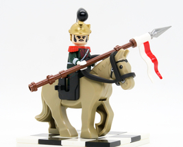 Custom Mini-figure Miniature Tan Horse Napoleonic Wars French Lancer TH_... - £4.70 GBP