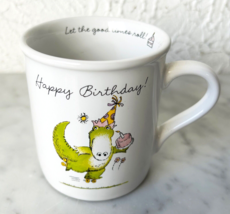 Happy Birthday Roller Skating Dragon Mug - Let the Good Times Roll Hallmark Cup - £13.07 GBP