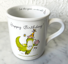 Happy Birthday Roller Skating Dragon Mug - Let the Good Times Roll Hallm... - £12.90 GBP