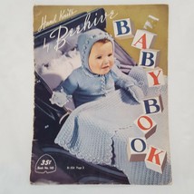 Hand Knits Beehive Baby Booklet 143 Vintage 1950 Blankets Sweater Bootees Mitten - £13.43 GBP