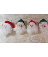 Four Santa Claus Christmas Ornaments - €3,84 EUR