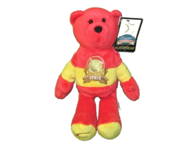 Limited Treasures Spain Eurobear B EAN Bag Teddy 2002 With Coin Plush 9&quot; + Tag Toy - £7.22 GBP