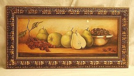 Still Life Framed Art Poster Print by Peggy Thatch Sibley Waow 24-1/4&quot; x 12-1/4&quot; - £39.56 GBP