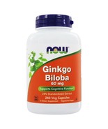 NOW Foods Ginkgo Biloba 60 mg., 240 Vegetarian Capsules - $30.89 CAD