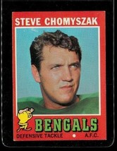 Vintage 1971 Topps Tcg Football Trading Card #252 Steve Chomyszak Bengals - $9.84