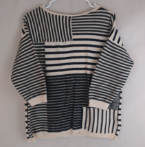 Chaps Women&#39;s Striped 3/4 Sleeve Sweater Size Large - £9.84 GBP