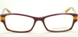 New Prodesign Denmark 1748 3532 Shiny Dark Violet Eyeglasses Frame 51-15-135mm - £72.51 GBP