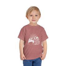 Toddler Tee with Mountain Tent Vintage Design- Kids Graphic Short Sleeve... - £15.64 GBP