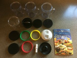 Magic Bullet Blender ~ Lot of Assorted Replacement Accessory Parts Cups ... - £32.23 GBP