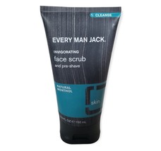 Every Man Jack Face Scrub and pre-shave, Natural Menthol 5 fl oz old bottle - £19.01 GBP