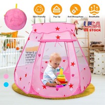 Portable Kids Toys Princess Play Tent Girls Balls Pit Castle Gift for 1-... - £34.59 GBP