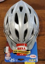BELL Bike Helmet w/Visor RIG age 14+, l Grey &amp; Silver, Size: 21&quot;-23 inch - £14.70 GBP