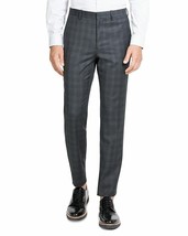 Theory Mayer Kardova Check Tonal Plaid Slim Fit Suit Pants Charcoal Multi-38/34 - £70.81 GBP