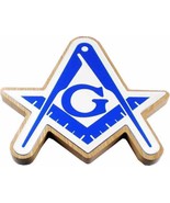 Freemason Masonic Wall Plaque Wood Shield Wall Plaque Office Decor - £42.14 GBP