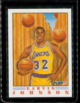 1991 Fleer Illustrations Basketball Card 6 Of 6 Earvin Johnson La Lakers - £10.07 GBP