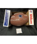 Wilson Football Signed Autographed NFL Dallas Cowboys Randy White COA KG - $1,881.67 MXN