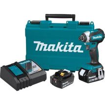 Makita 18V LXT 1/4 in. Cordless Brushless Impact Driver Kit (Battery &amp; C... - $399.95