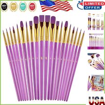 All-in-One Artist Paint Brush Collection - 20 Pcs for Acrylic, Oil &amp; Wat... - $245.05 MXN