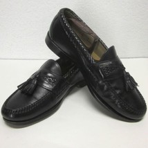 ALLEN EDMONDS  MEN&#39;S MAXFIELD (8 D) BLACK LEATHER TASSEL DRESS SHOE LOAF... - $41.81