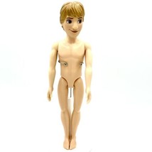 Hasbro Disney Frozen Prince Kristoff 11&quot; Doll Nude Molded Blonde Hair Brown Eyes - £4.44 GBP