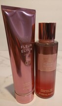 Victoria&#39;s Secret Fleur Elixir No. 07 Fragrance Lotion + Mist 8 Oz Set - £23.98 GBP