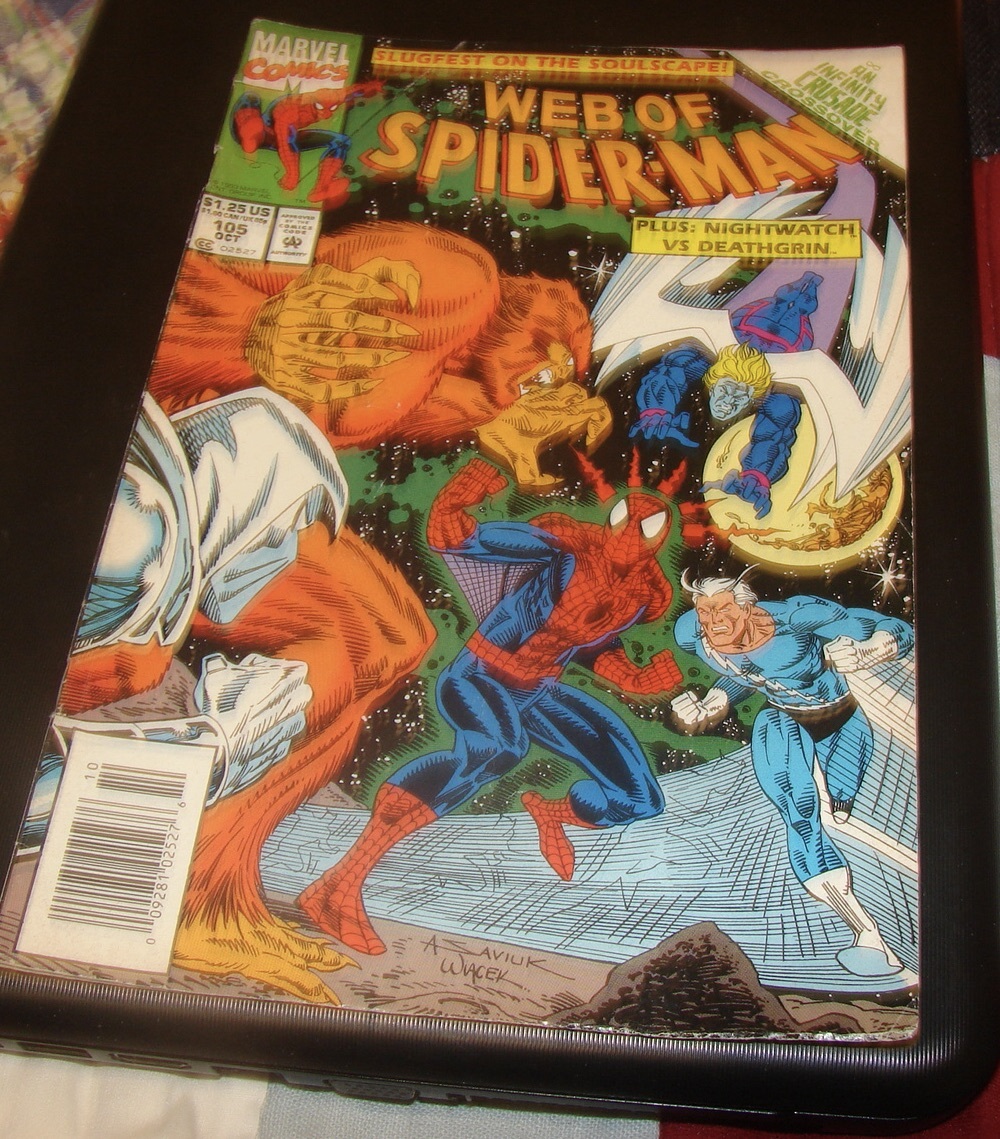web of Spiderman.  / marvel comics - $8.50