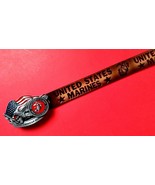US MARINE CORP Leather Belt &amp; Epoxy USMC Buckle (28&quot;-54&quot; waist) New - $53.97 CAD