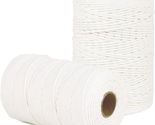 Cotton Butcher Twine String Soft Food Safe 600 Feet 2Mm for Cooking Craf... - £9.48 GBP