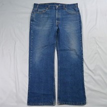 Vtg 2000 Levi&#39;s 38 x 30 517 Bootcut Medium Wash Denim Jeans - £27.51 GBP