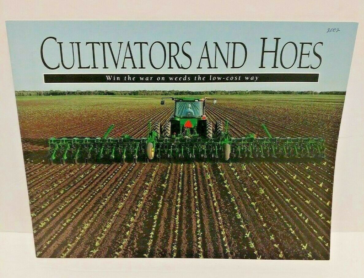 John Deere Farm Equipment Brochure Cultivators And Hoes 2002 - $18.69