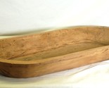 Primitive Wooden Dough Bowl Wood Table Centerpiece Country Kitchen Farmh... - $123.74