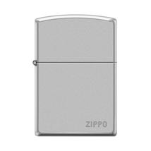 Zippo Lighter - Pipe Lighter With Logo Brushed Chrome - 853802 - $25.16