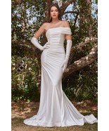 PLUS SIZE GLAMOUR GLOVE LUXE JERSEY MERMAID GOWN CDCD986WC - £164.79 GBP