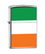 Zippo Lighter - Flag of Ireland High Polish Chrome - ZCI007984 - $568.59 MXN