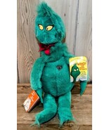 Macys Grinch New Plush Animal 27” Limited Edition 1997 &amp; Book Collectibl... - $28.04