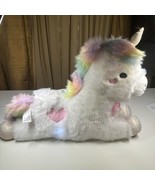 FAO Schwarz Glow Brights Toy Plush LED with Sound - 15&quot; Unicorn (NEW AND... - $277.84 MXN