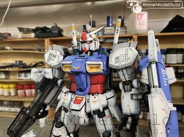 ArrowModelBuild GP01 &amp; GP01-FB Gundam Built &amp; Painted PG 1/60 Model Kit - $1,849.99