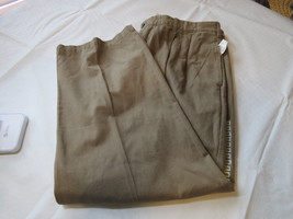 Izod Washed Chino 42 X 30 Matrix Fit lt brown 442520 Mens slacks dress pants NWT - £23.09 GBP