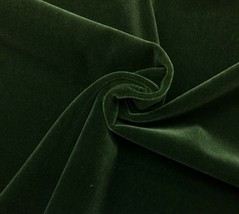 Beacon Hill Plush Mohair Seaweed Green Velvet Furniture Drapery Fabric Bty 55&quot;W - £66.98 GBP