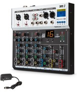 Professional 4 Channel Audio Mixer With Built-In 16 Effect Dsp For Recor... - $100.94