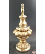 Heavy Decorative Solid Brass Finial Victorium 8.75&quot; Tall 2Lbs 14oz POLISHED - $350.00