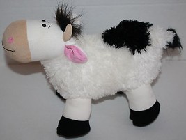 Animal Alley Cow 12&quot; Black White Pink Plush Stuffed Farm Animal Soft Toy... - £18.95 GBP