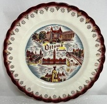 Vintage Souvenir Plate Ottawa Canada Warranted 22 K Gold *READ - $3.93