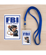 FBI Badge Costume Prop – Laminated ID Cards with Lanyard - $11.99