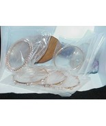 QVC RJ Graziano Rose Gold Crystal Bracelet Stack 10 By Designer Runway N... - $69.29