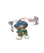 Joelson Industries Floppy Ears Bunny Rabbit Ceramic Figure Blue hat East... - €17,31 EUR