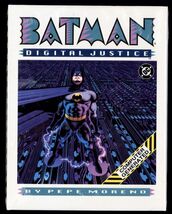 BATMAN DIGITAL JUSTICE by Pepe Moreno * 1990 Hardcover/Dust Jacket sealed - $8.50
