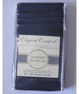 Elegant Comfort Pillowcases Standard Microfiber Navy Blue 20in x 30in, 1... - $13.01 CAD